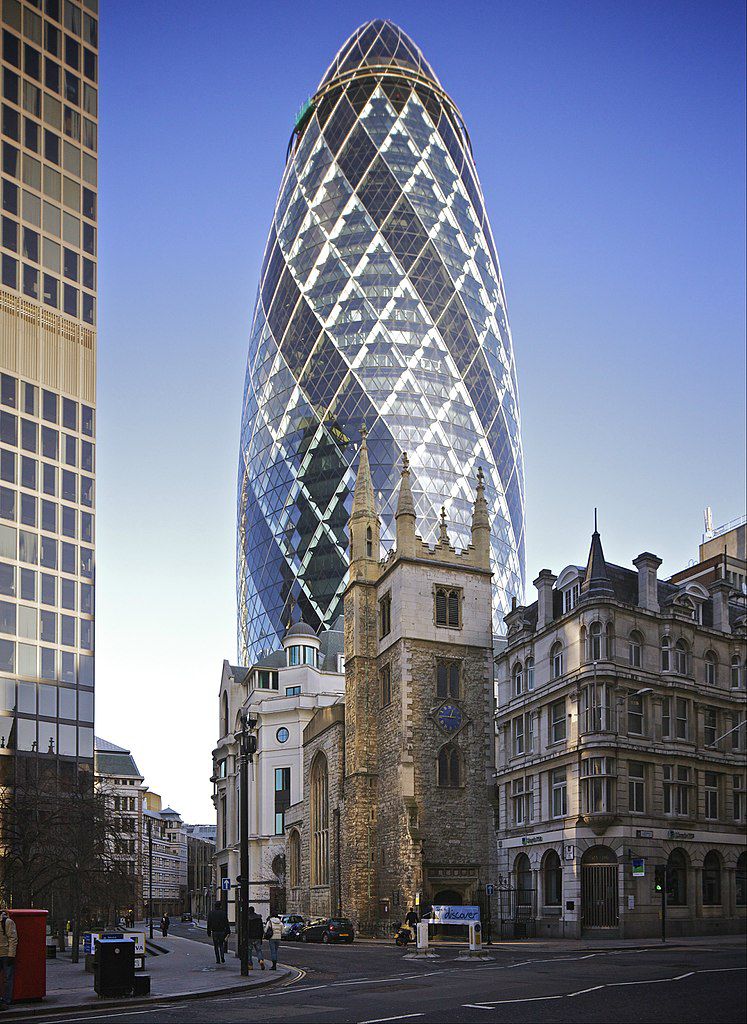 30 St Mary Axe (The Gherkin), London, by Norman Foster 30 St Mary Axe (The Gherkin), London, by Norman Foster