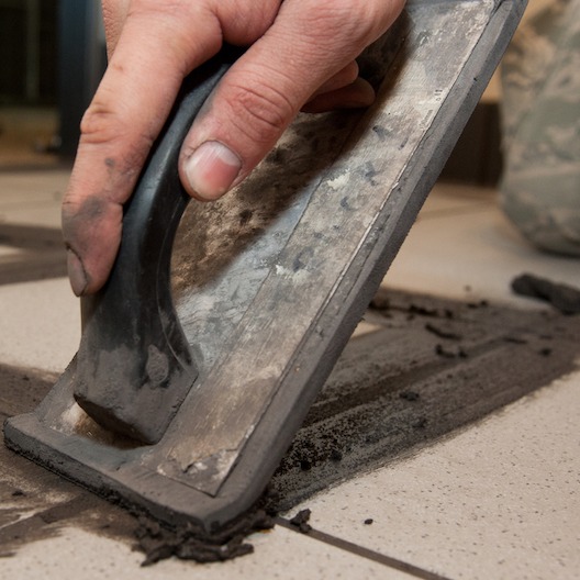 Dealing with mold in tiles - seal the grout regularly