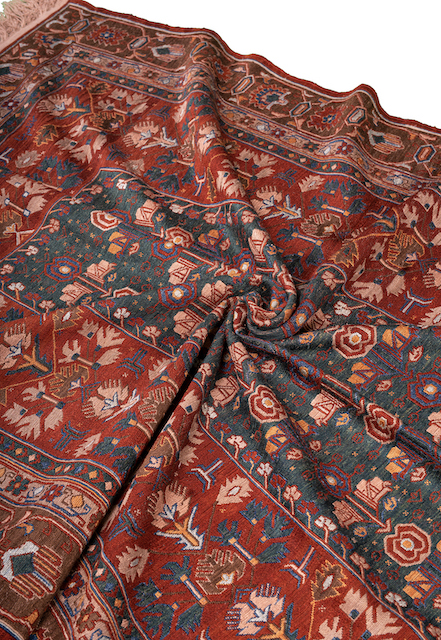 Sumak Alma Heriz Carpet 0900030