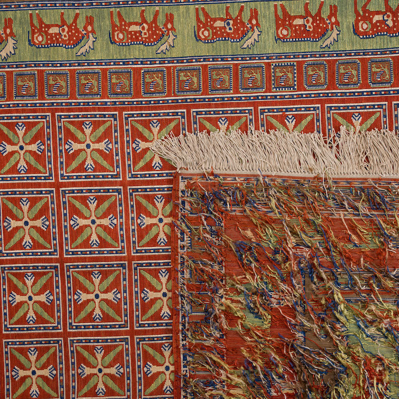 SuperFine Pazirik Heriz Carpet 1100001