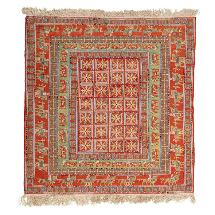 SuperFine Pazirik Heriz Carpet 1100001