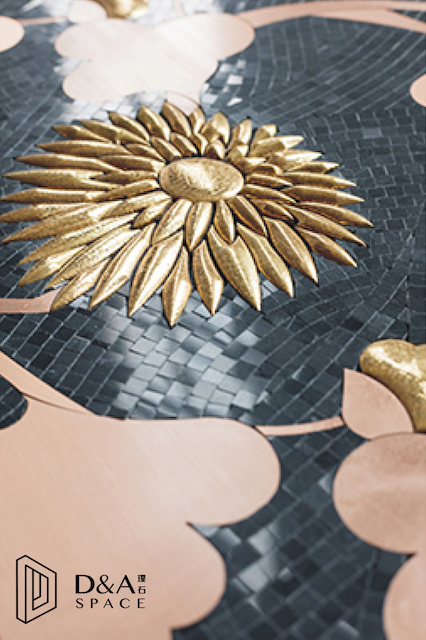 3D Waterjet Mosaic Mum