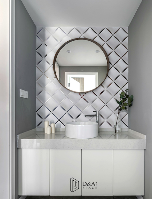 3D Waterjet Mosaic Mirror Stone / Athens