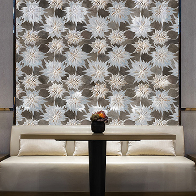 3D Waterjet Mosaic Blooming