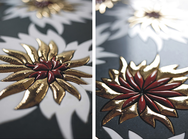 3D Waterjet Mosaic Blooming