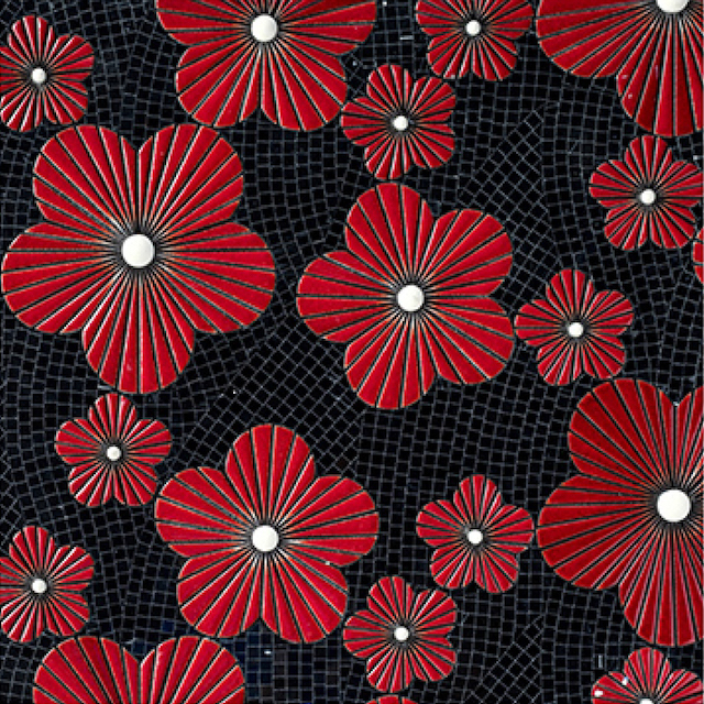 3D Waterjet Mosaic Blossom