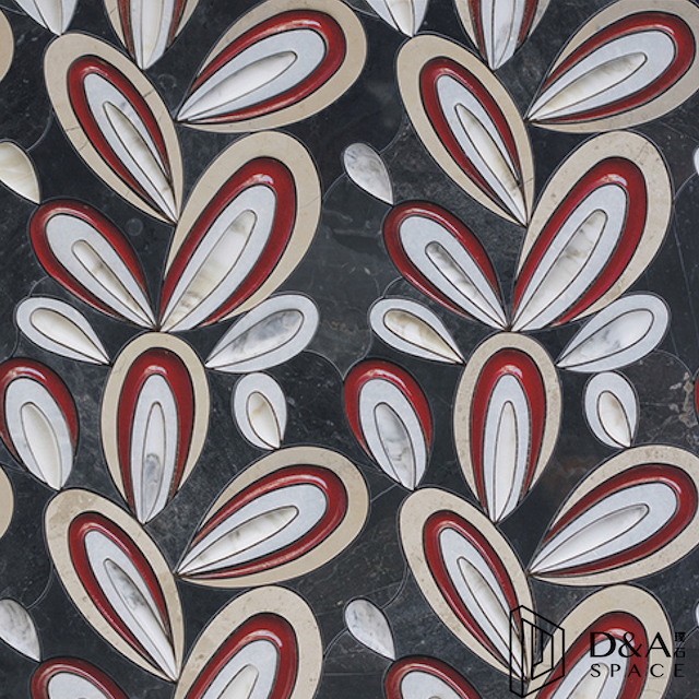 3D Waterjet Mosaic Rabbit Ears