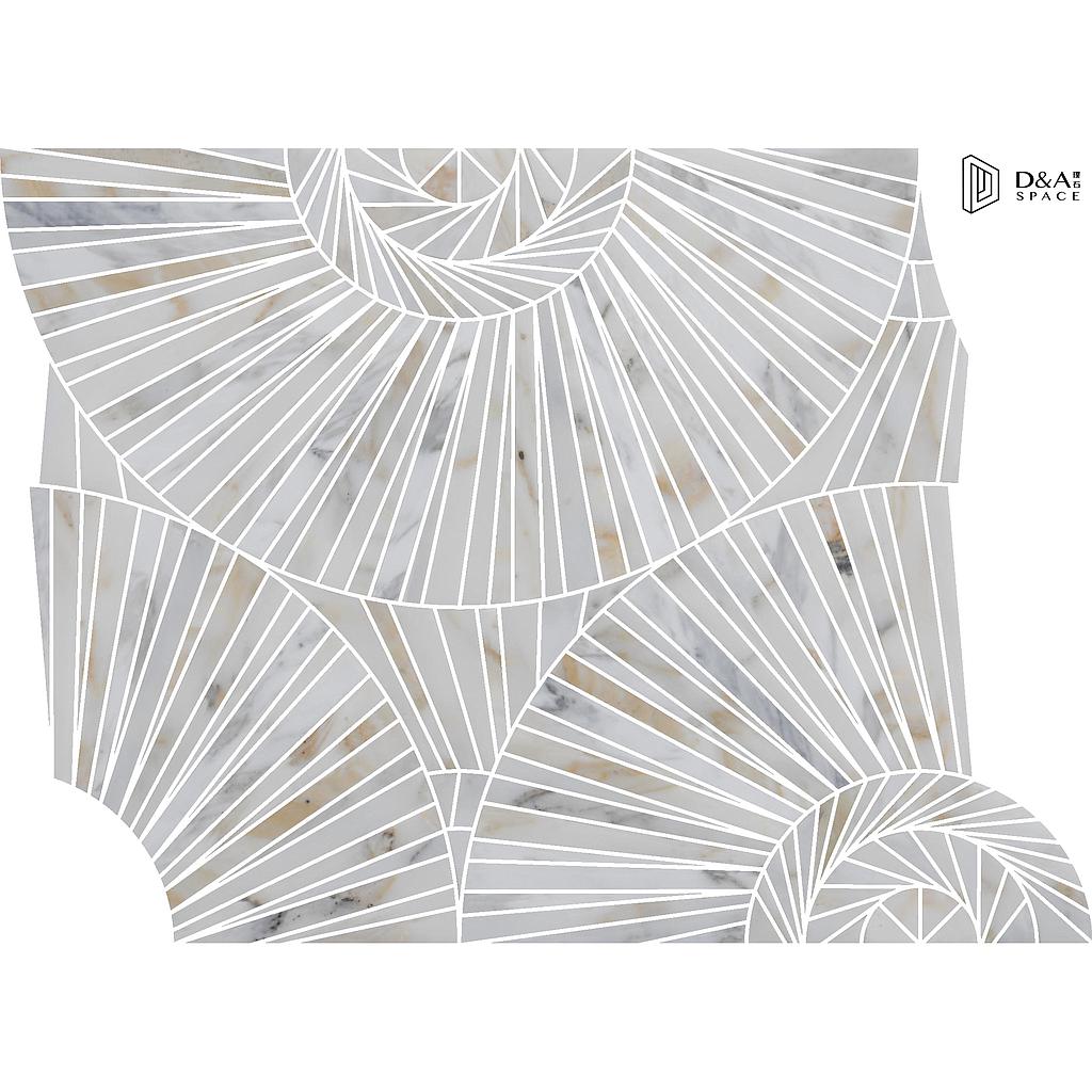 蜗牛 - 精细水刀拼花产